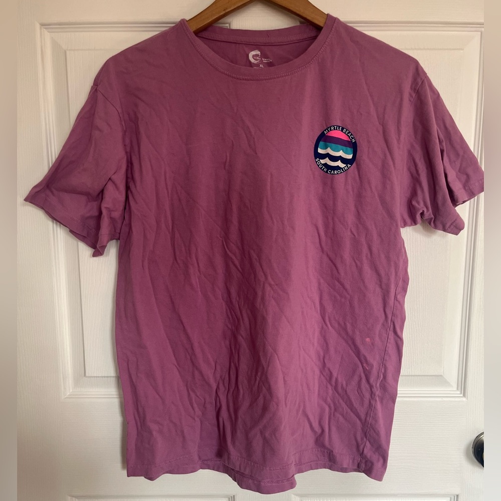 myrtle beach south carolina purple comfy tshirt